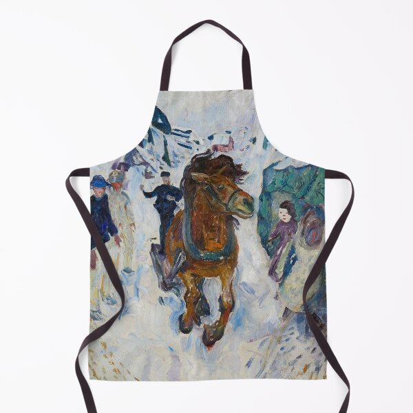Item preview, Galloping Horse – Edvard Munch Expressionist Animal Symbolism Painting (1912) designed and sold by Art Outlaws.