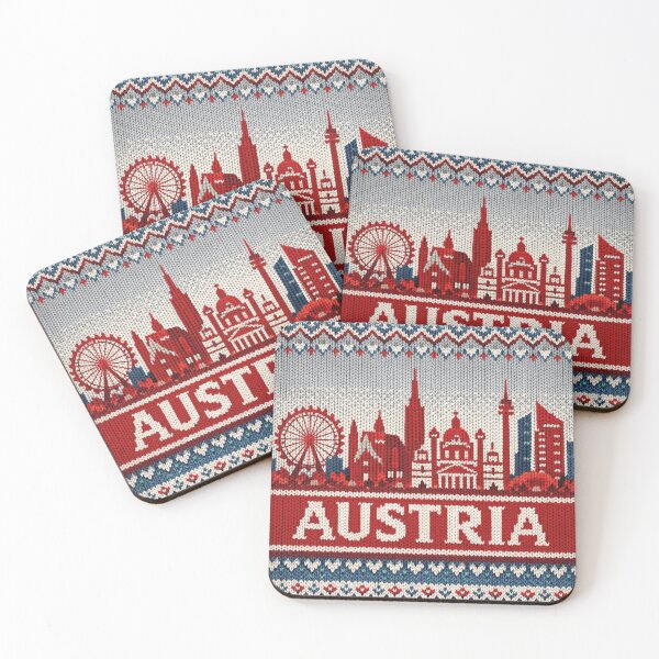 Item preview, Vienna skyline, great knitted picture designed and sold by Mauswohn.