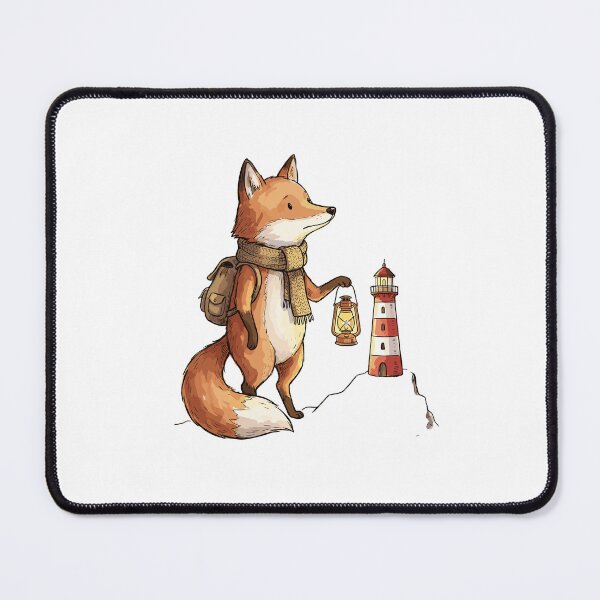 Item preview, Fisherman Aesthetic: Lighthouse Keeper Fox designed and sold by bapupa.