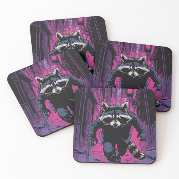 Item preview, Cyberpunk Neon Wolf designed and sold by After De Moment.