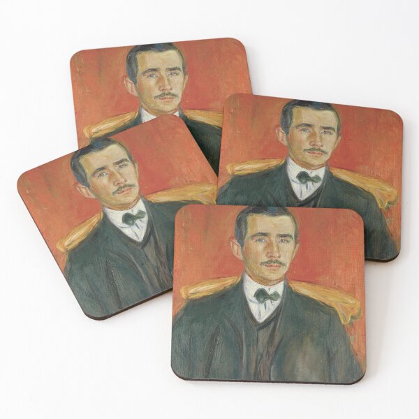 Item preview, Portrait of Herbert Esche – Edvard Munch Expressionist Portrait Painting (1903) designed and sold by Art Outlaws.