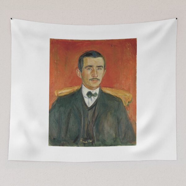 Item preview, Portrait of Herbert Esche – Edvard Munch Expressionist Portrait Painting (1903) designed and sold by Art Outlaws.