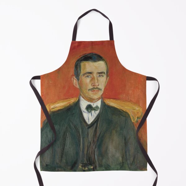 Item preview, Portrait of Herbert Esche – Edvard Munch Expressionist Portrait Painting (1903) designed and sold by Art Outlaws.