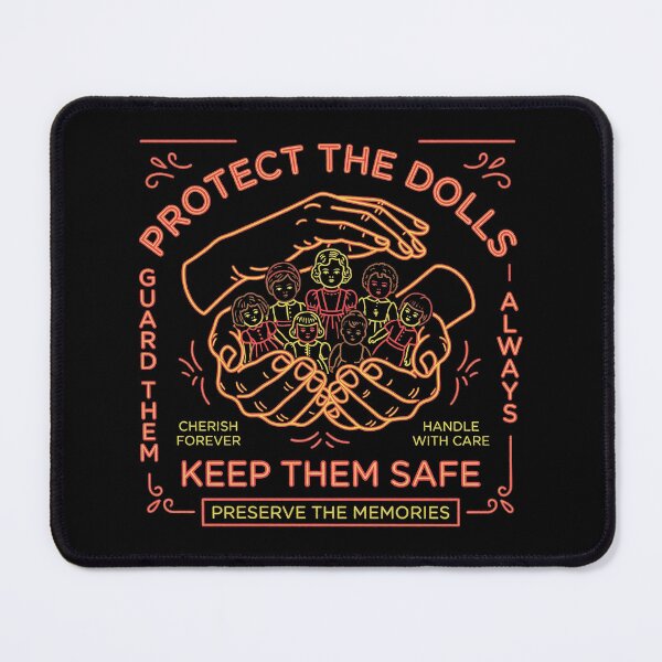 Item preview, Protect The Dolls Vintage Collector Neon Sign designed and sold by zzz888.