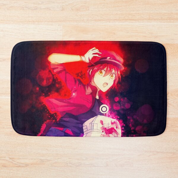 Item preview, Dynamic Red Blood Cell From Cells At Work Anime Girl With Energetic Glow designed and sold by thedarvills.