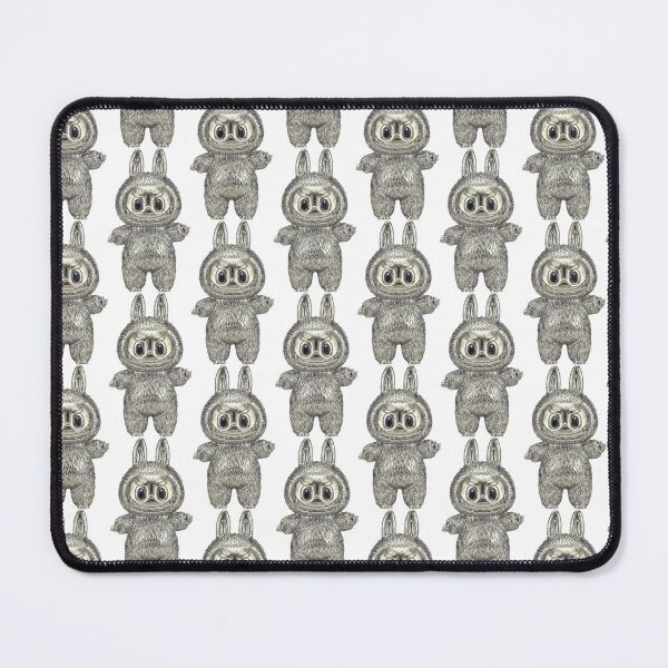 Item preview, Labubu Monster Art - Metallic Silver Chrome Edition designed and sold by Hen-C-Art.