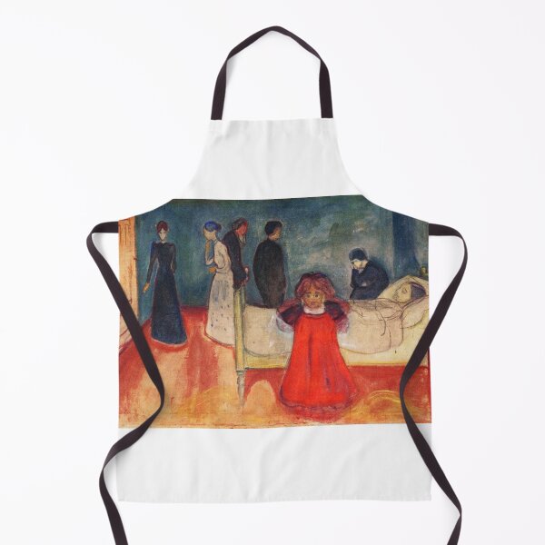 Item preview, The Child and Death – Edvard Munch Expressionist Symbolist Painting (1899) designed and sold by Art Outlaws.
