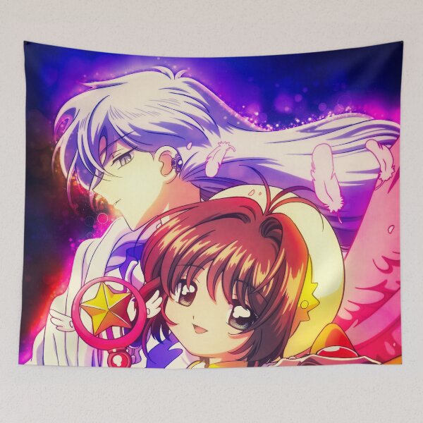 Item preview, Cardcaptor Sakura Kinomoto And Yue Magical Harmony Glowing With Nostalgic Anime Fantasy designed and sold by thedarvills.
