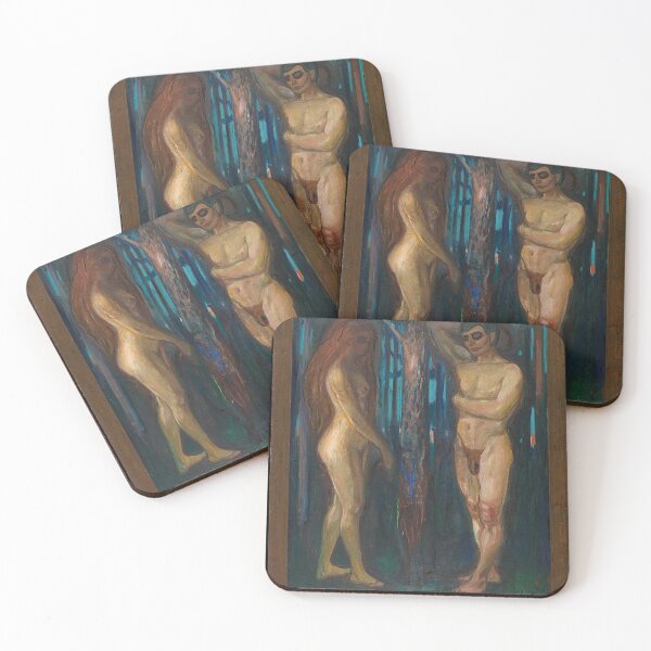 Item preview, Metabolism – Edvard Munch Symbolist Expressionist Life and Death Painting (1898–1899) designed and sold by Art Outlaws.