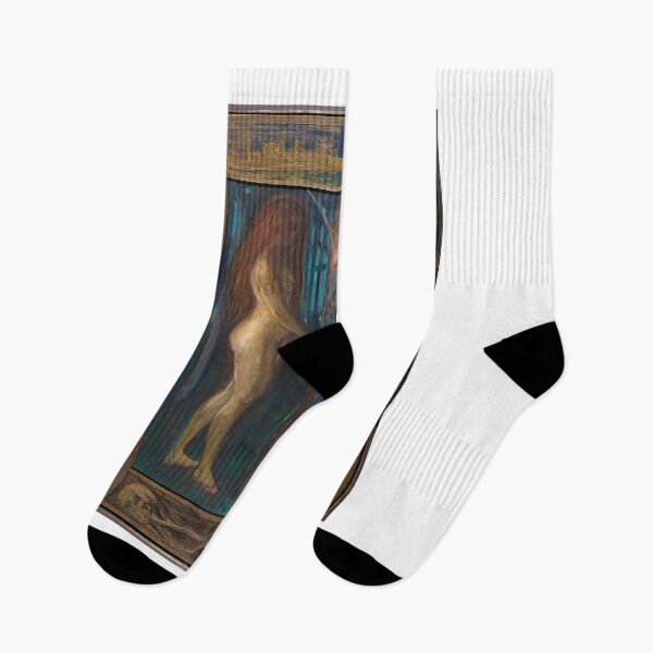 Item preview, Metabolism – Edvard Munch Symbolist Expressionist Life and Death Painting (1898–1899) designed and sold by Art Outlaws.