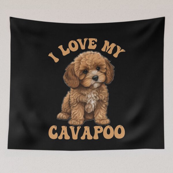 Item preview, I Love My Cavapoo for Mom Dad Kids designed and sold by SALI MANI.