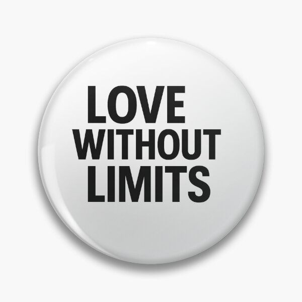 Item preview, LOVE WITHOUT LIMITS - Minimal Black Valentine Typography designed and sold by MKreative Studio.