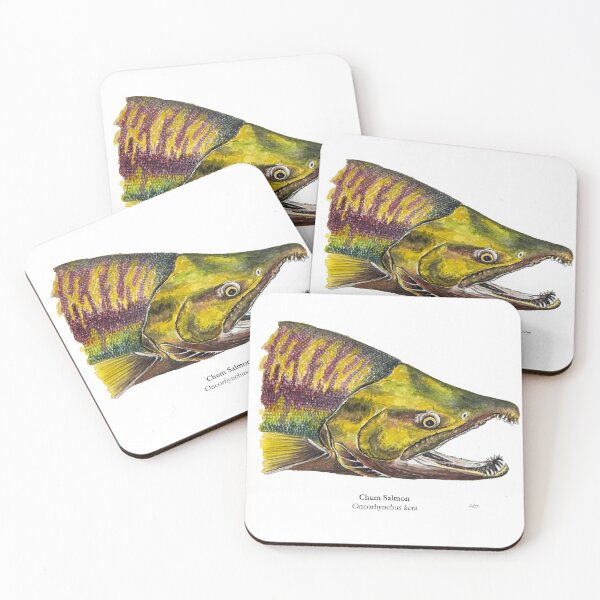 Item preview, Chum Salmon Painting designed and sold by Stephen Emms.