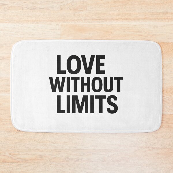 Item preview, LOVE WITHOUT LIMITS - Minimal Black Valentine Typography designed and sold by MKreative Studio.