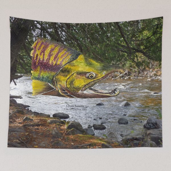 Item preview, Chum Salmon Painting designed and sold by Stephen Emms.