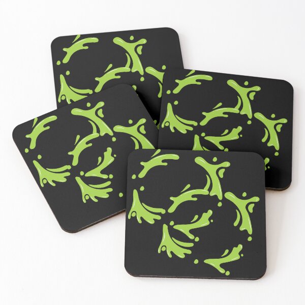 Item preview, Green Slime Splash Pattern | Gooey Abstract Aesthetic Art designed and sold by Flair-Fashion.