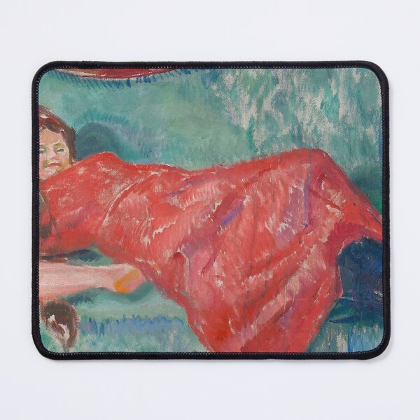 Item preview, On the Sofa – Edvard Munch Expressionist Interior Psychological Painting (1913) designed and sold by Art Outlaws.