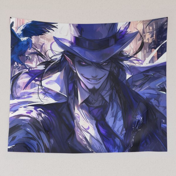 Item preview, Mephisto Pheles Mystic Midnight Masquerade Blue Exorcist Anime Experience designed and sold by thedarvills.