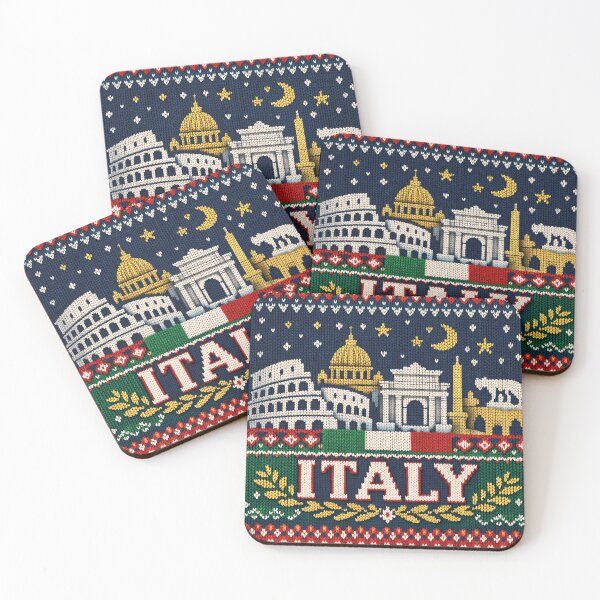 Item preview, Rome skyline, beautiful knitted picture Italy designed and sold by Mauswohn.