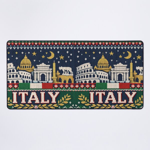 Item preview, Rome skyline, beautiful knitted picture Italy designed and sold by Mauswohn.