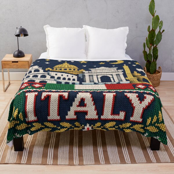 Item preview, Rome skyline, beautiful knitted picture Italy designed and sold by Mauswohn.