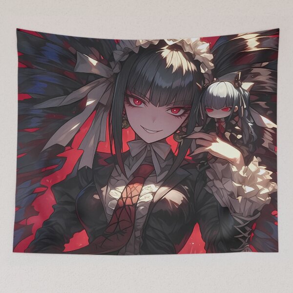 Item preview, Celestia Ludenberg Gothic Power Danganronpa Anime Girl designed and sold by thedarvills.