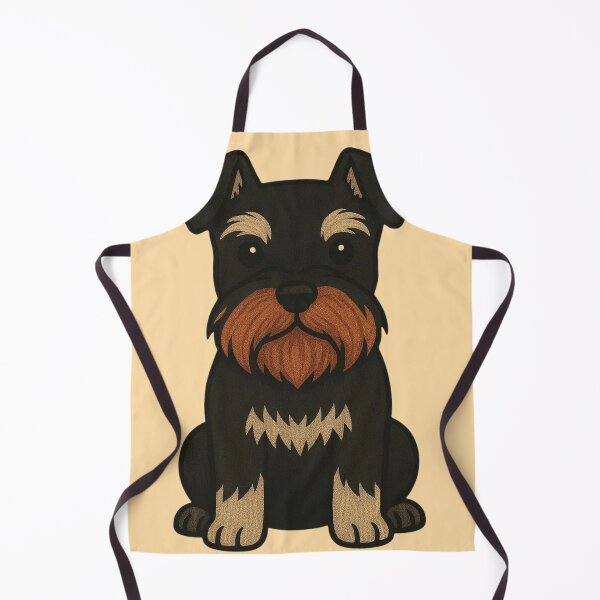 Item preview, Serious Schnauzer Dog Illustration – Miniature Schnauzer Lover Gift designed and sold by Aloloco.