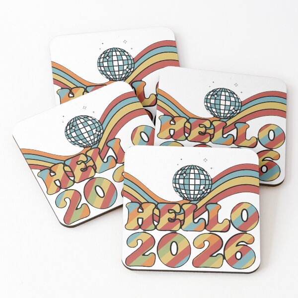 Item preview, Hello 2026 – Retro Disco Ball Celebration designed and sold by meesub.