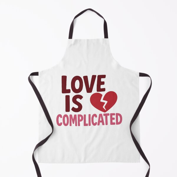 Item preview, Love Is Complicated - Anti-Valentine Broken Heart Design designed and sold by MKreative Studio.