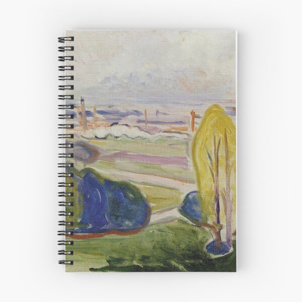 Item preview, View Across Chemnitz – Edvard Munch Expressionist Urban Landscape Painting (1905) designed and sold by Art Outlaws.