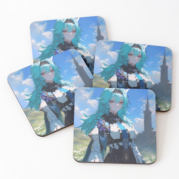 Item preview, Eula Genshin Impact Elegant Cryo Knight Anime Girl designed and sold by thedarvills.