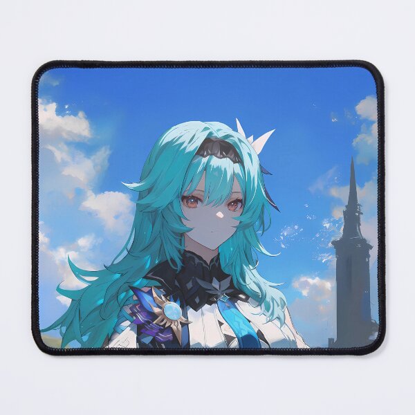 Item preview, Eula Genshin Impact Elegant Cryo Knight Anime Girl designed and sold by thedarvills.