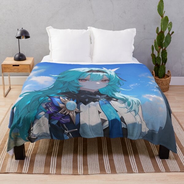 Item preview, Eula Genshin Impact Elegant Cryo Knight Anime Girl designed and sold by thedarvills.