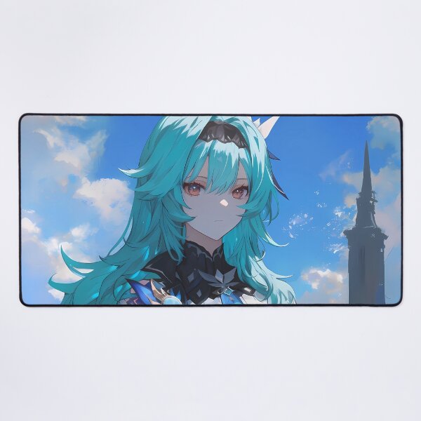 Item preview, Eula Genshin Impact Elegant Cryo Knight Anime Girl designed and sold by thedarvills.