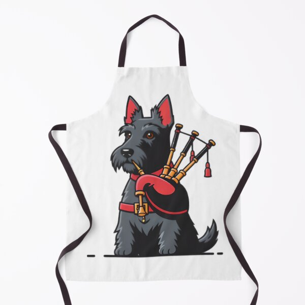 Item preview, Rockin Scottish Terrier Bagpiper designed and sold by SunkenCost.