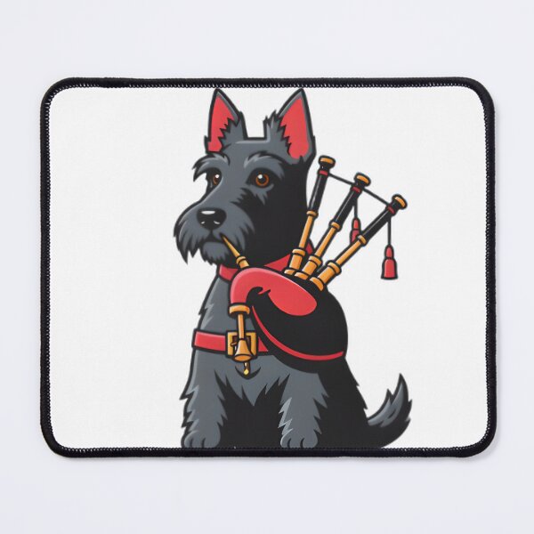 Item preview, Rockin Scottish Terrier Bagpiper designed and sold by SunkenCost.