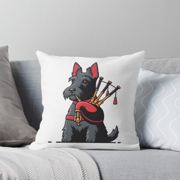 Item preview, Rockin Scottish Terrier Bagpiper designed and sold by SunkenCost.