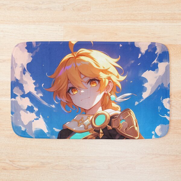 Item preview, Aether Traveler Genshin Impact Anime Boy Celestial Hero designed and sold by thedarvills.