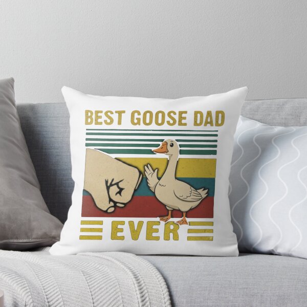 Item preview, Best Goose Dad Ever: Funny Retro Goose Fist Bump | Vintage Waterfowl Art designed and sold by Colorful-Garden.