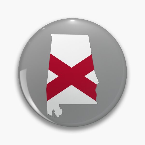 Item preview, Alabama State Flag Map Silhouette - Bama Pride designed and sold by mashmosh.