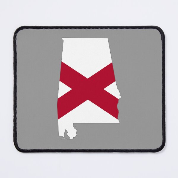 Item preview, Alabama State Flag Map Silhouette - Bama Pride designed and sold by mashmosh.