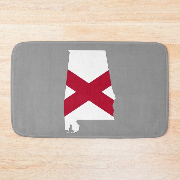 Item preview, Alabama State Flag Map Silhouette - Bama Pride designed and sold by mashmosh.