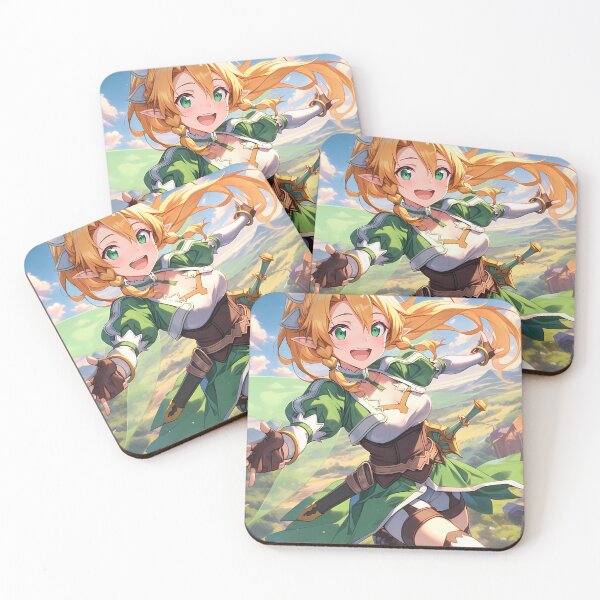 Item preview, Leafa Sword Art Online Anime Girl Waifu Fantasy Adventure Sky Flight designed and sold by thedarvills.