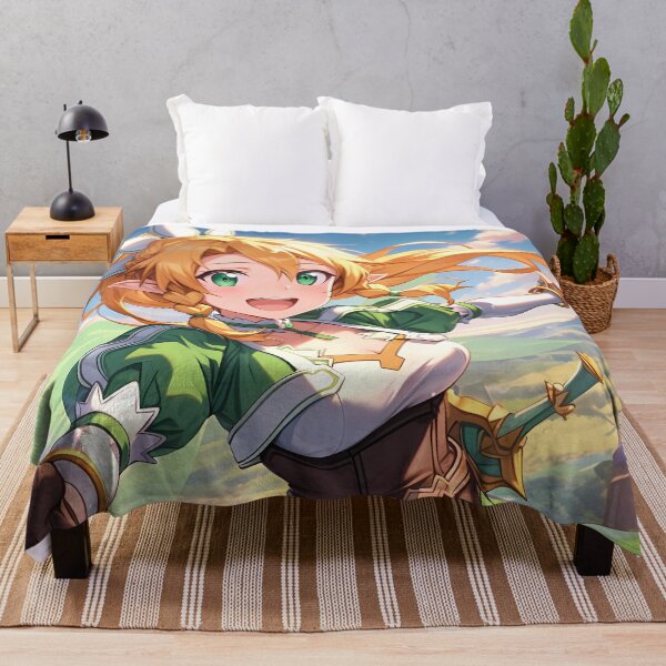 Item preview, Leafa Sword Art Online Anime Girl Waifu Fantasy Adventure Sky Flight designed and sold by thedarvills.