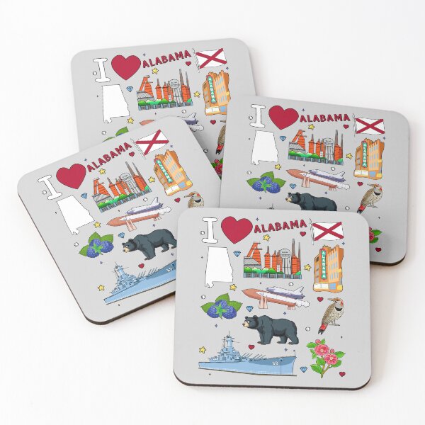 Item preview, Alabama Pride, Icons, Landmarks & Southern Soul Collage designed and sold by mashmosh.