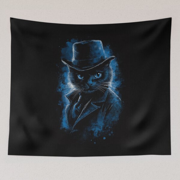 Item preview, Dapper Cat Detective designed and sold by PetsArt.