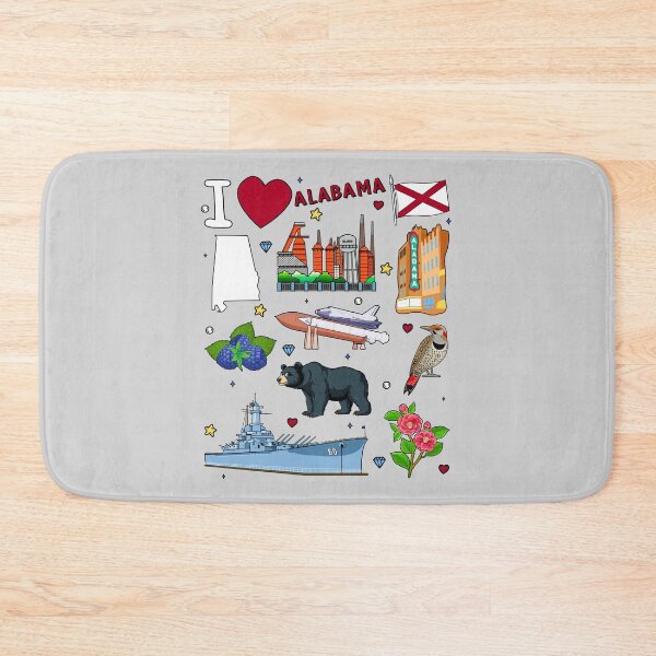 Item preview, Alabama Pride, Icons, Landmarks & Southern Soul Collage designed and sold by mashmosh.