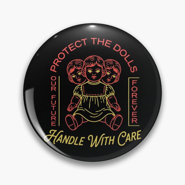 Item preview, Protect The Dolls Three Headed Vintage Toy Neon designed and sold by zzz888.