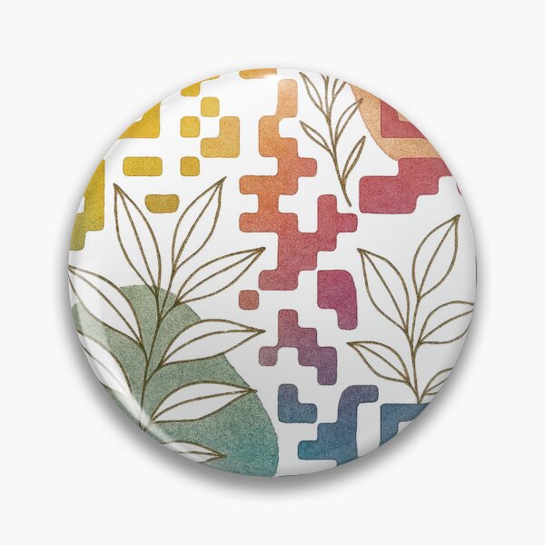 Item preview, Digital Bloom: QR Code Fusion modern abstract wall art blends vibrant QR code designed and sold by TheNameCraftery.