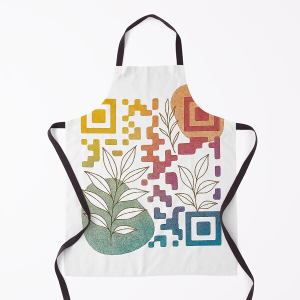 Item preview, Digital Bloom: QR Code Fusion modern abstract wall art blends vibrant QR code designed and sold by TheNameCraftery.